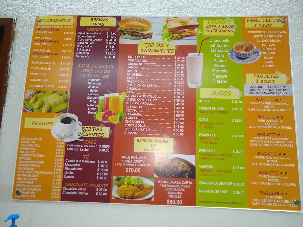 Tortas Don Benito Menu - Image 1